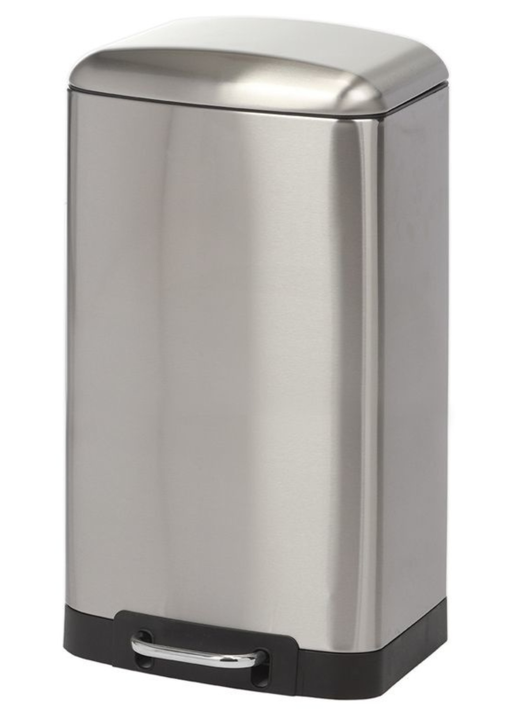 Duett Pedaalemmer - 20 liter - metaal - chroom