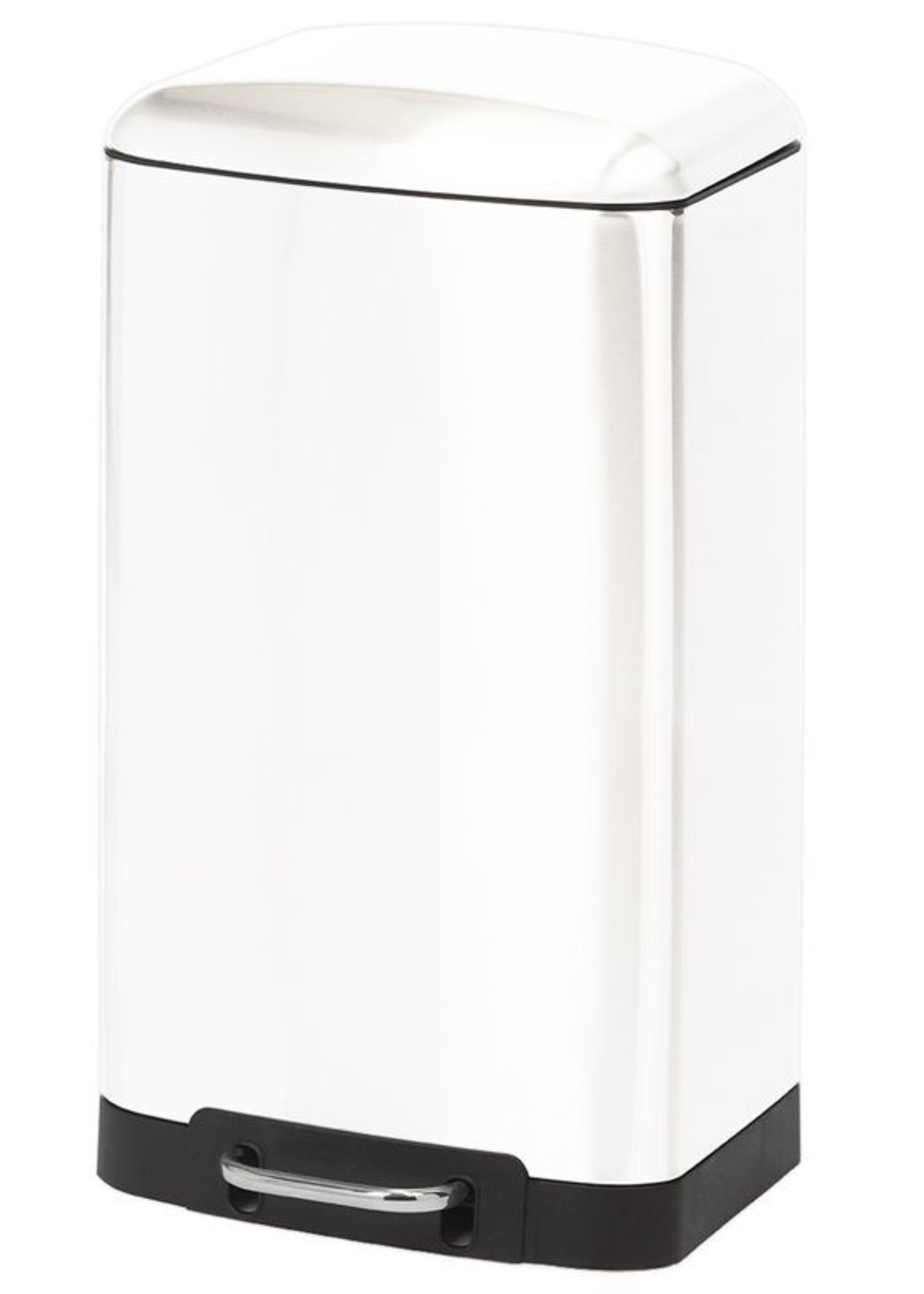 Duett Pedaalemmer - 30 liter - metaal - wit