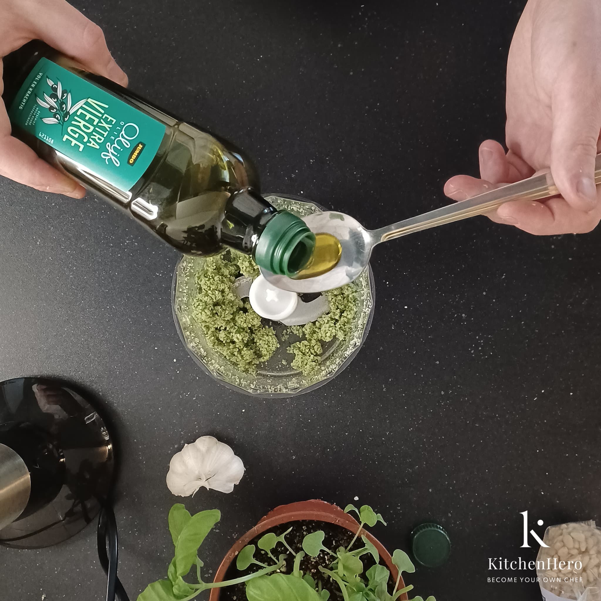 Pesto maken