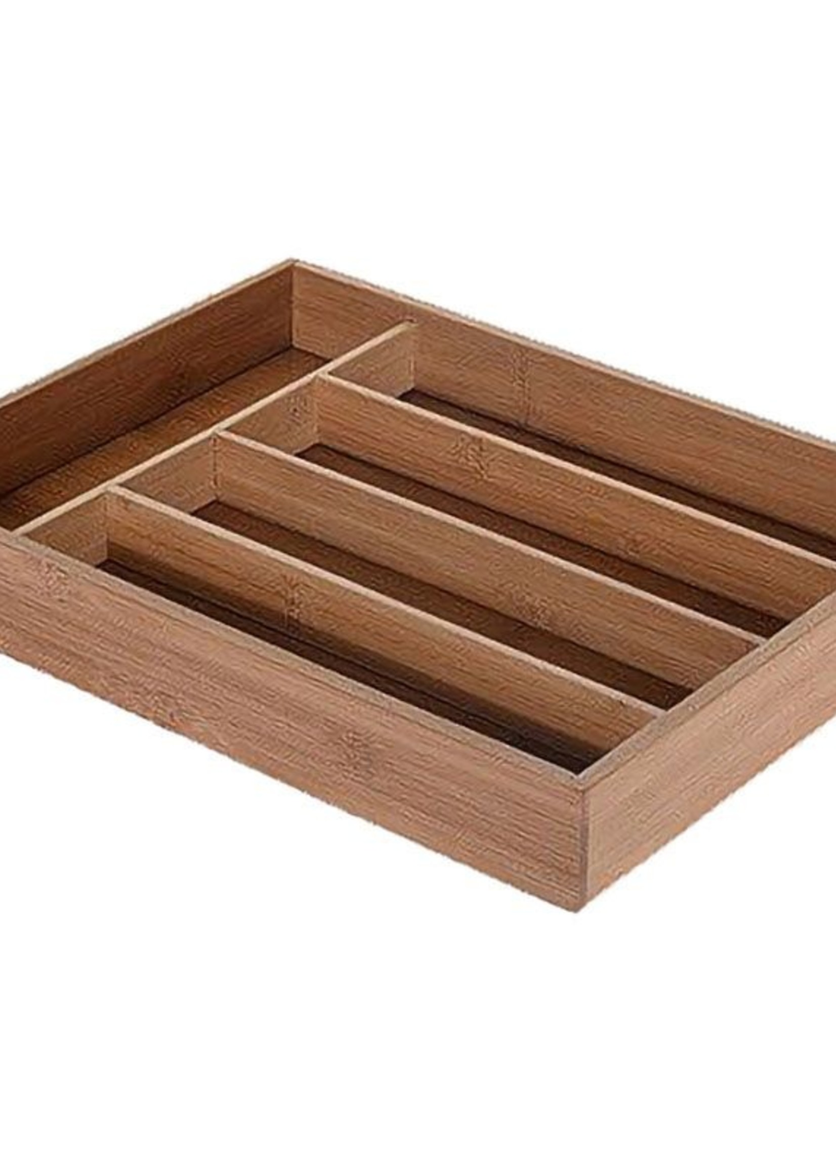 Excellent Houseware Bestekbak bamboe - 35x26cm