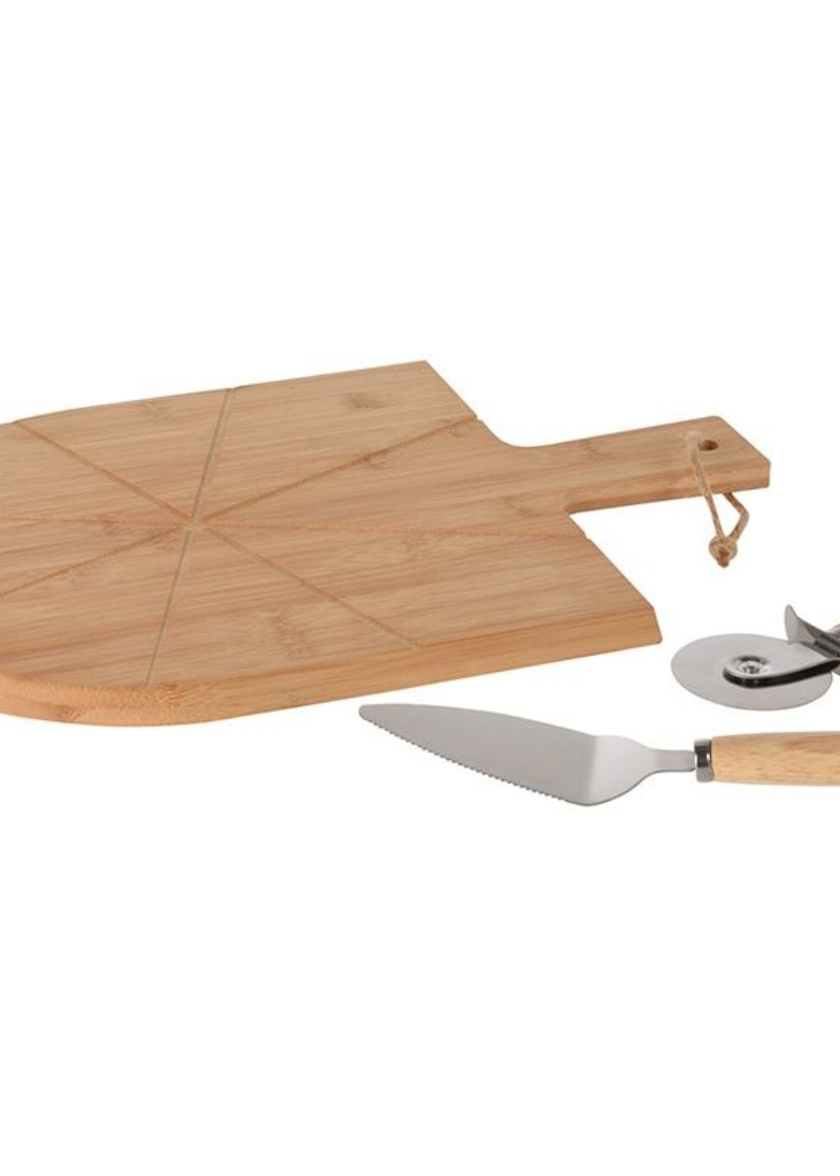 Pizza Snijplank  - inclusief snijder en spatel