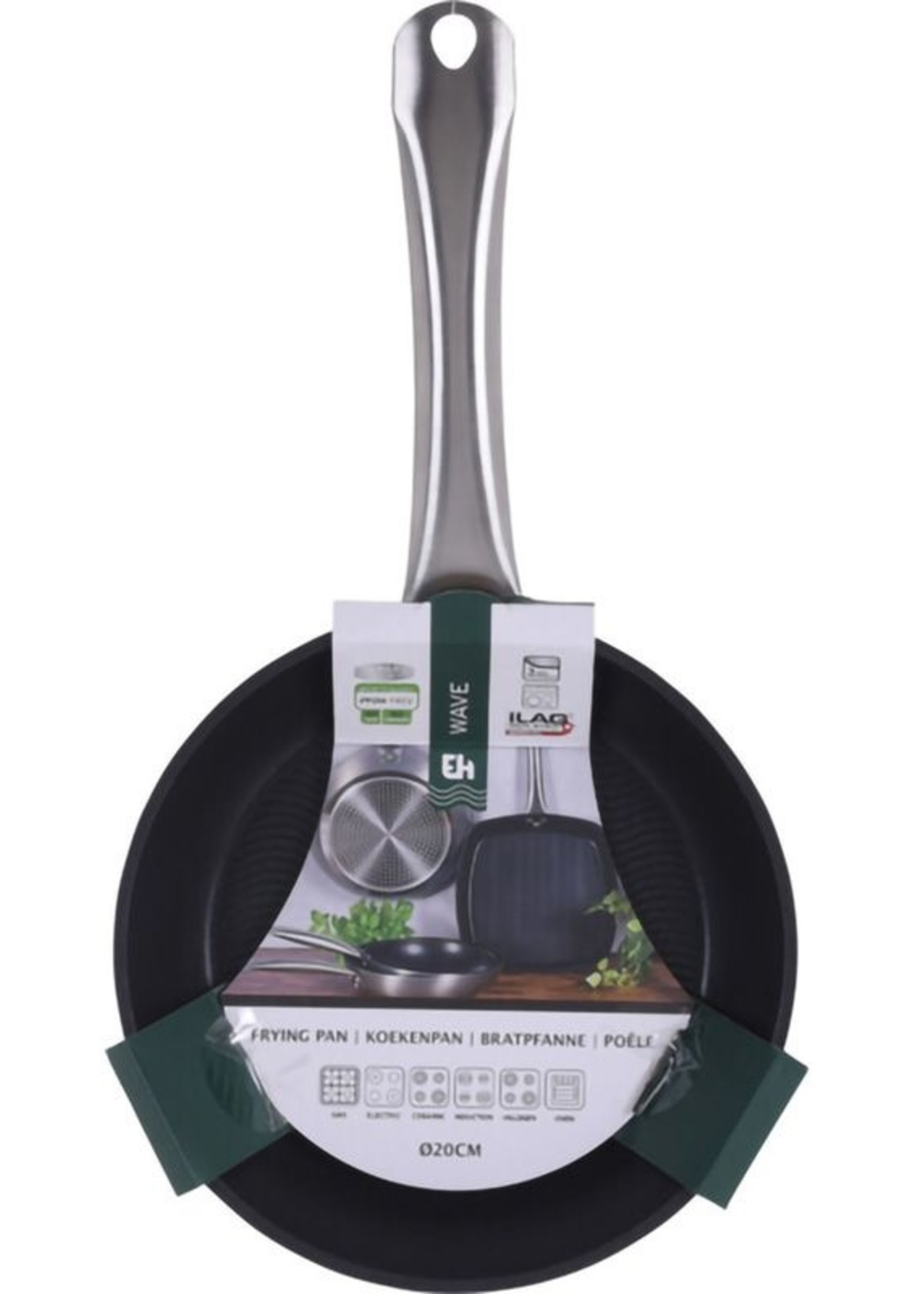Excellent Houseware Koekenpan - 20cm - Gesmeed Aluminium