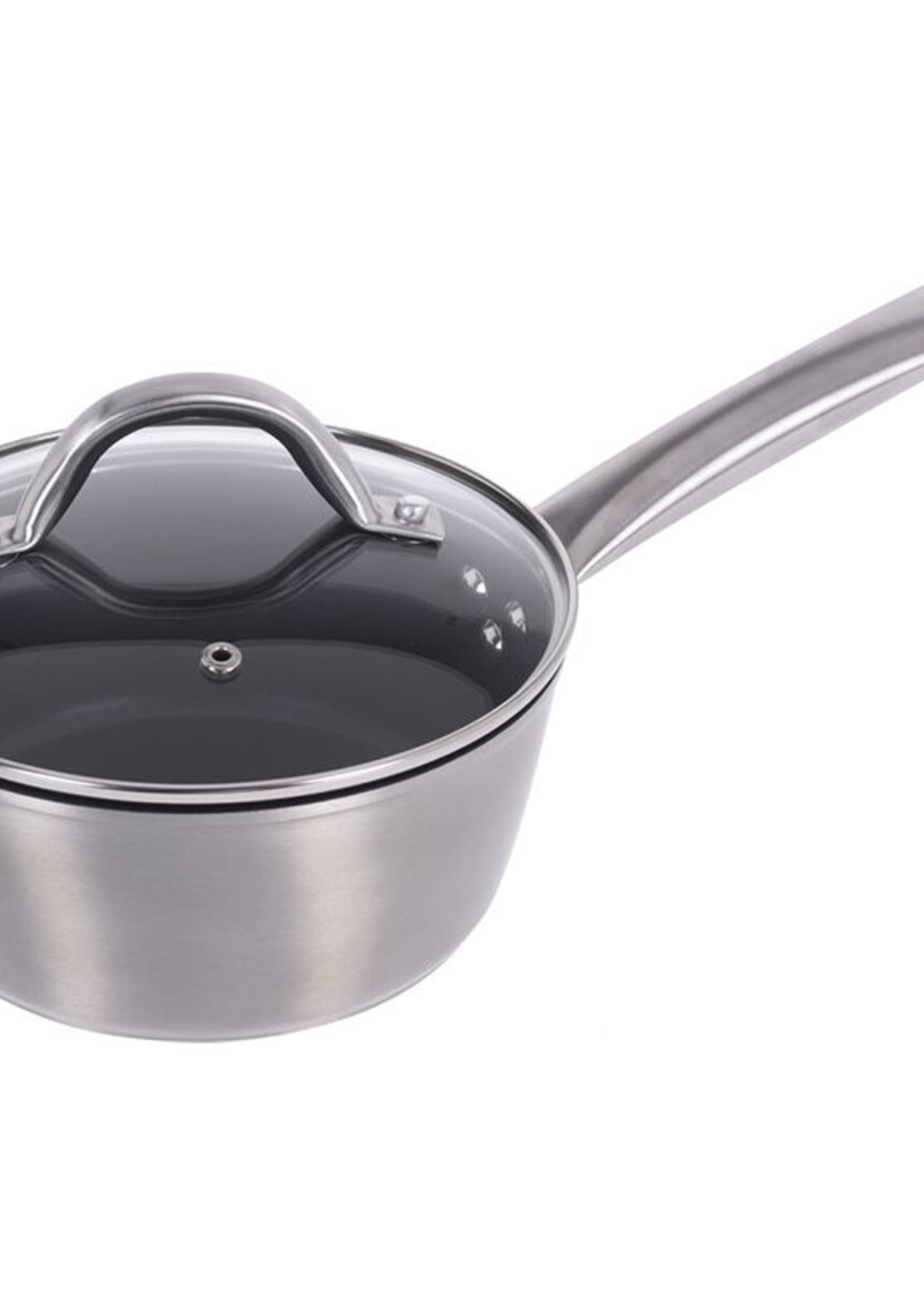 Excellent Houseware Steelpan met deksel - Ø18cm - gesmeed aluminium