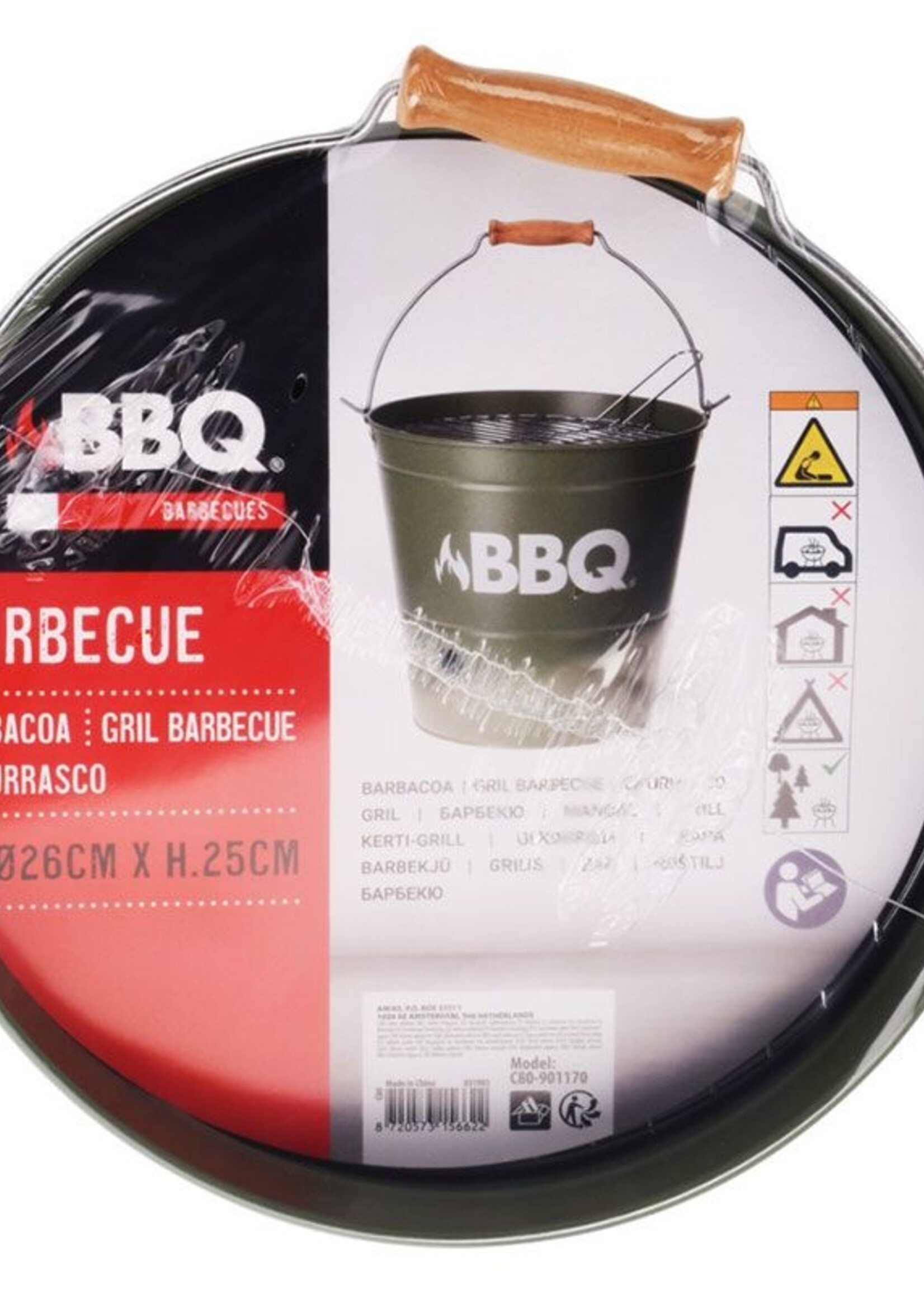 BBQ Emmer - Zwart