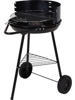 BBQ Barbecue half open  - met windscherm