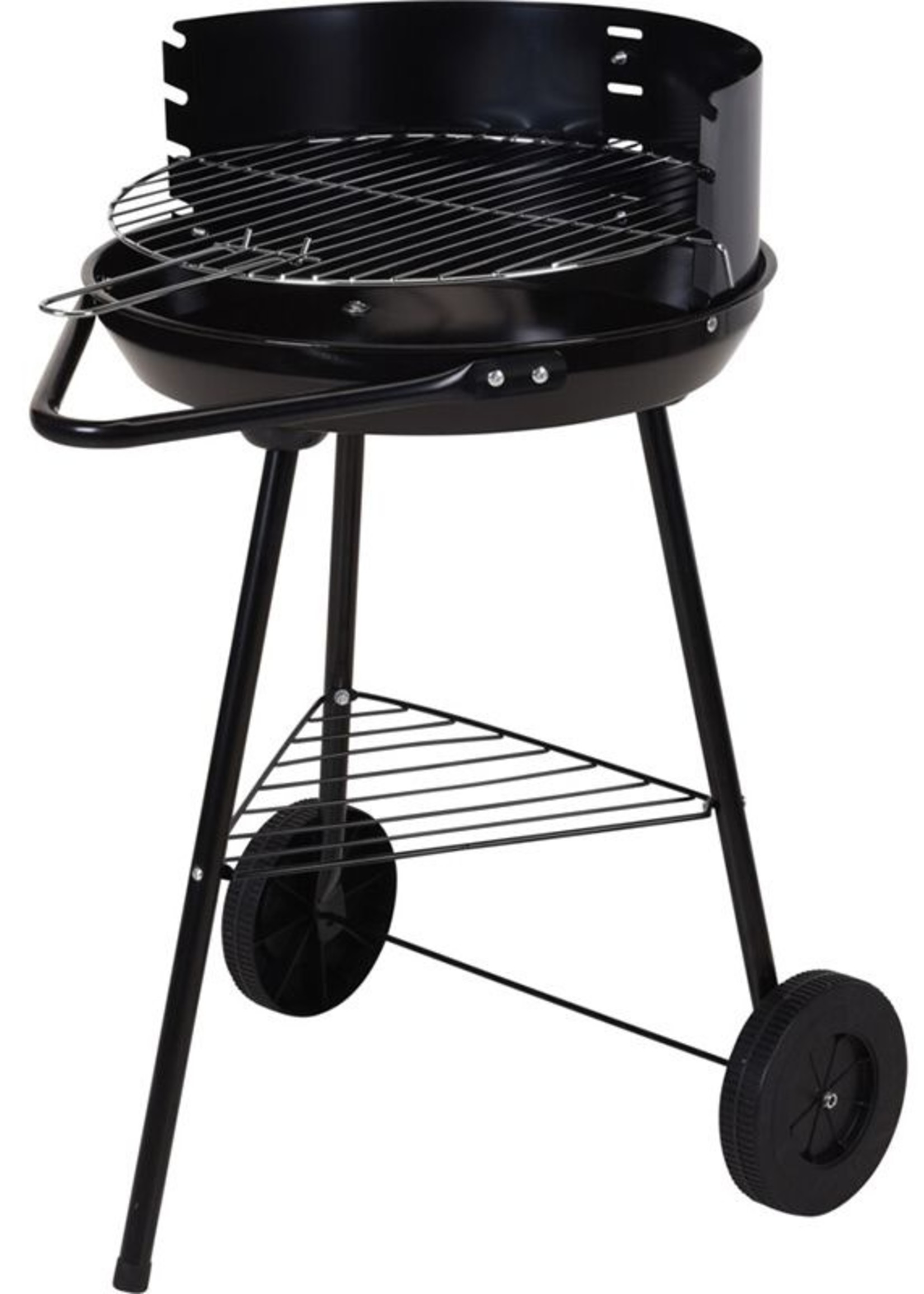 BBQ Barbecue half open  - met windscherm