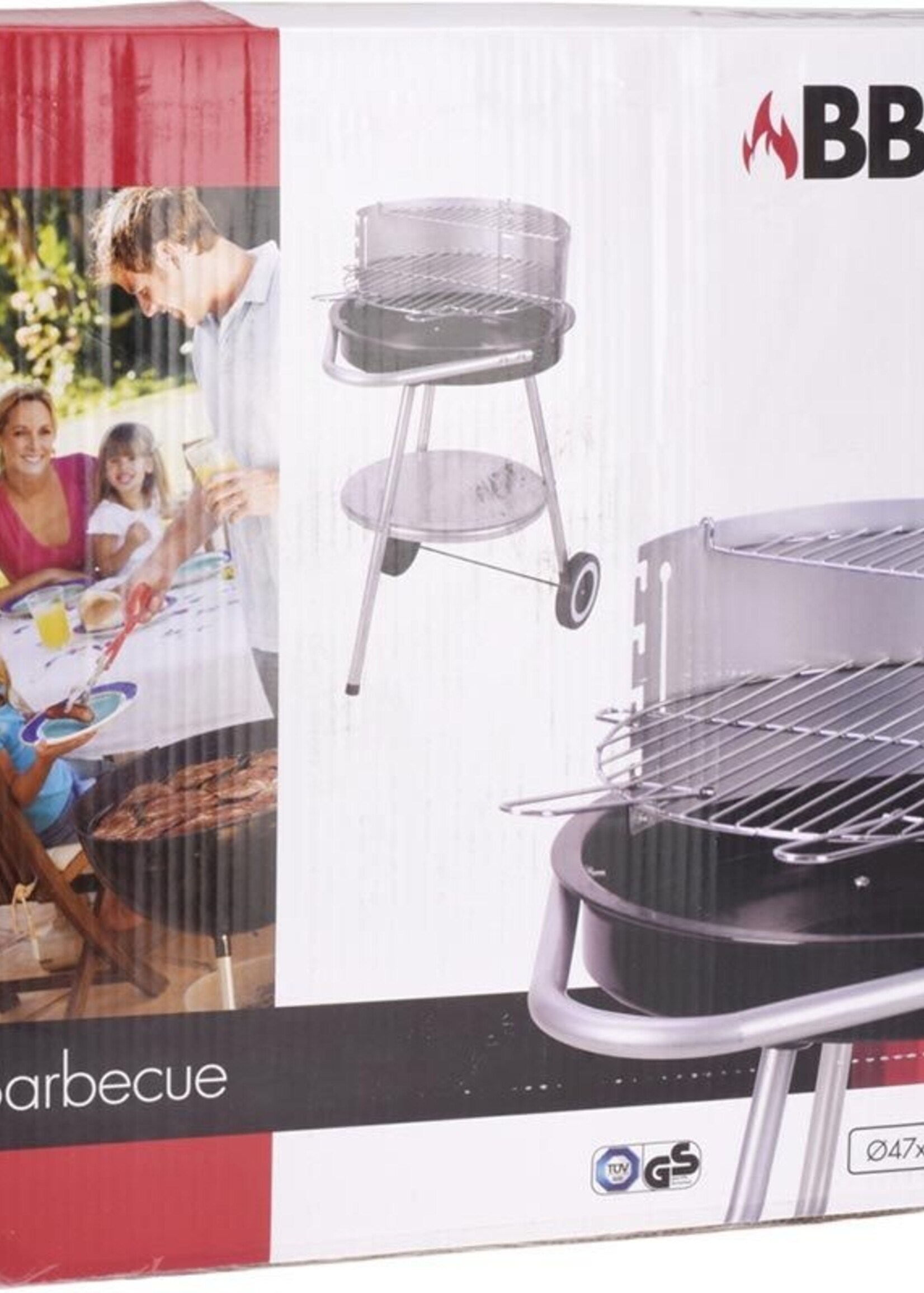 BBQ Barbecue - Halfrond - met in hoogte verstelbaar grillrooster