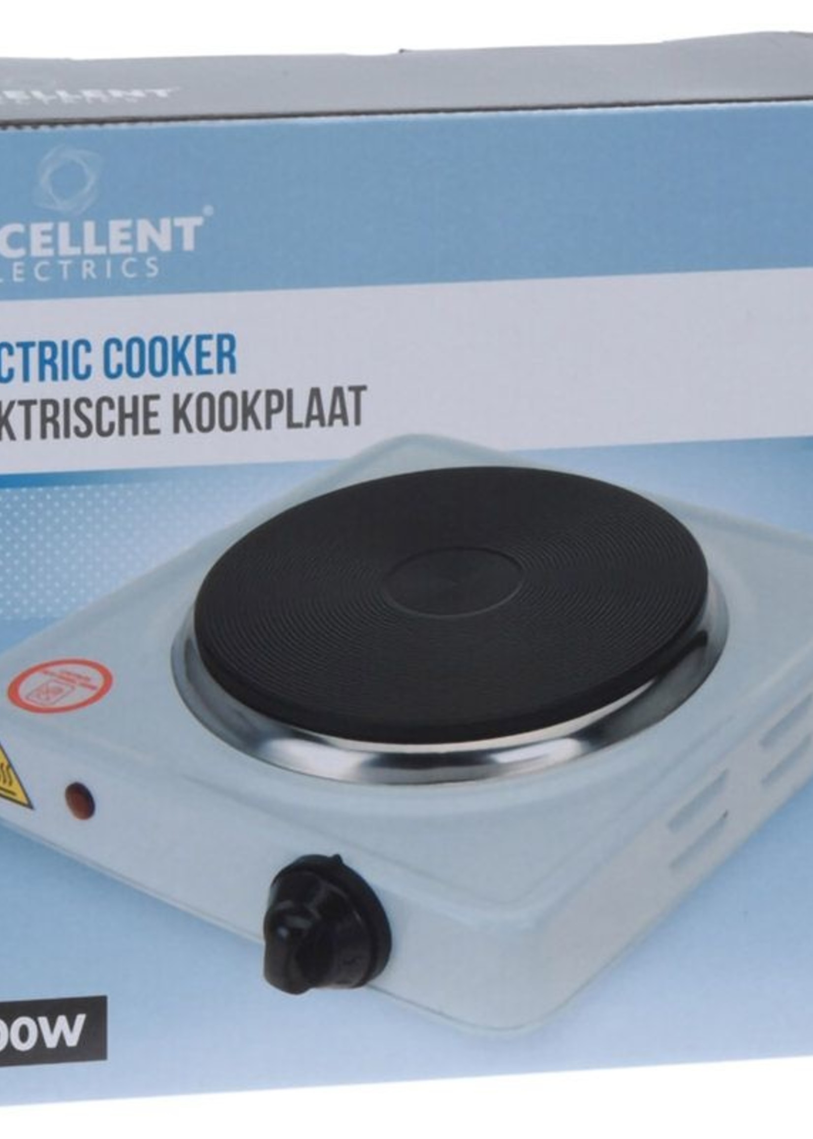Excellent Electrics Elektrische Kookplaat - enkel - 1000W