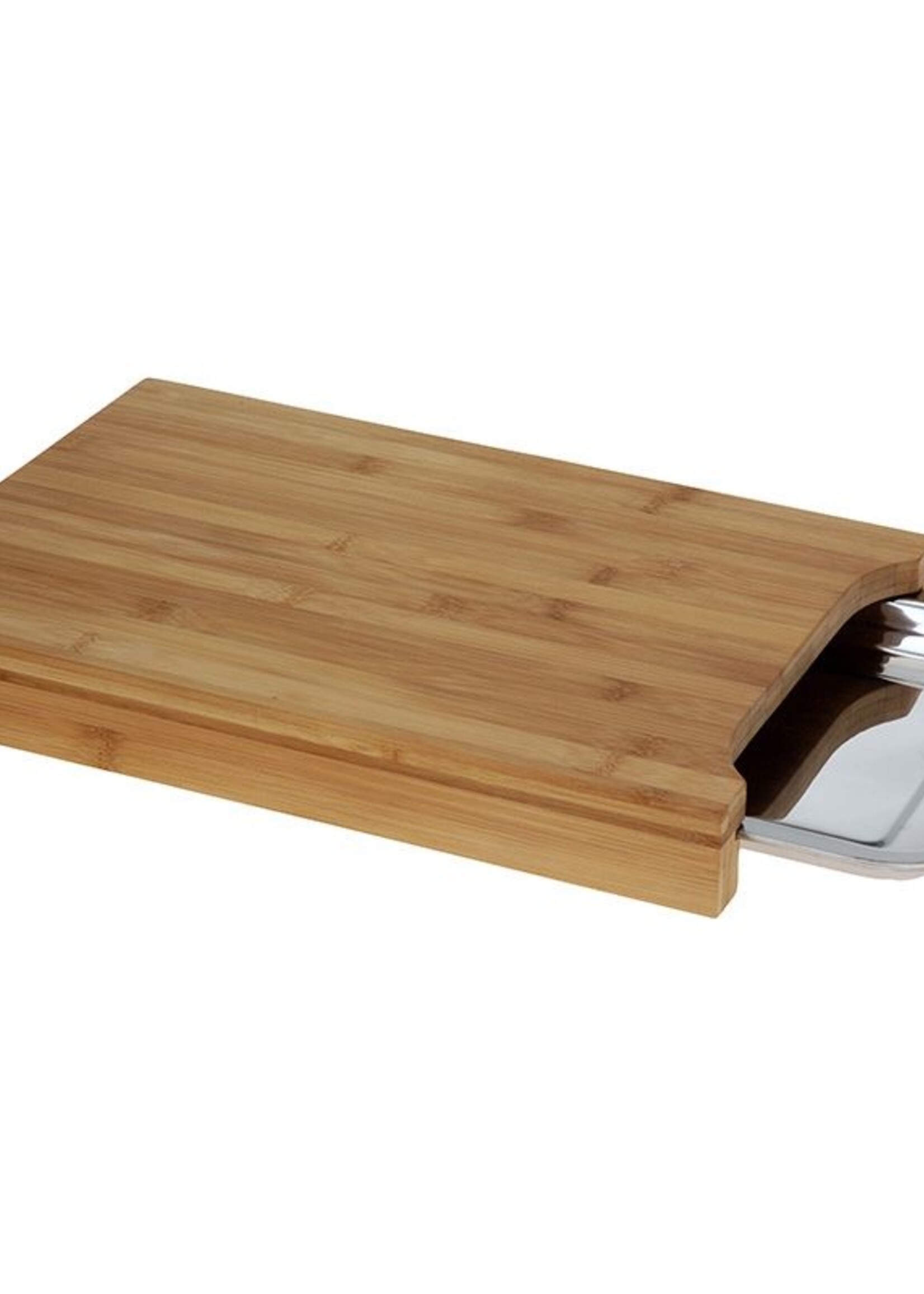 Excellent Houseware Bamboe snijplank met opvangbak