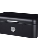 Excellent Houseware Metalen Broodtrommel - zwart