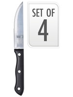 Vaggan Steakmessen - BBQ-messen - 4 stuks - Roestvrij staal