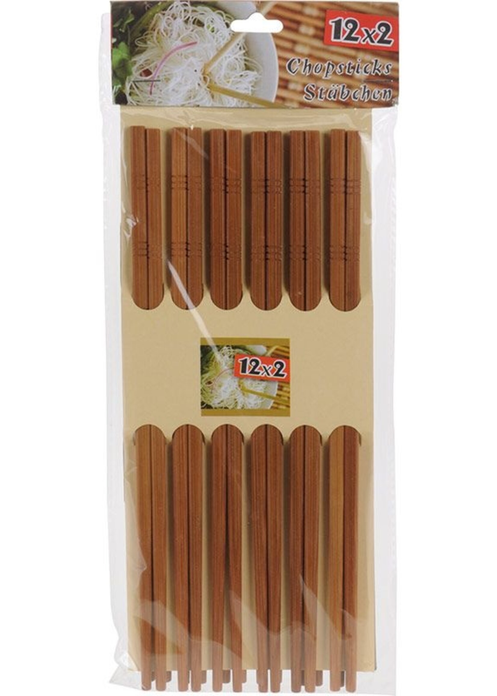 Sushi Eetstokjes - Bamboe Chopsticks - 12 paar