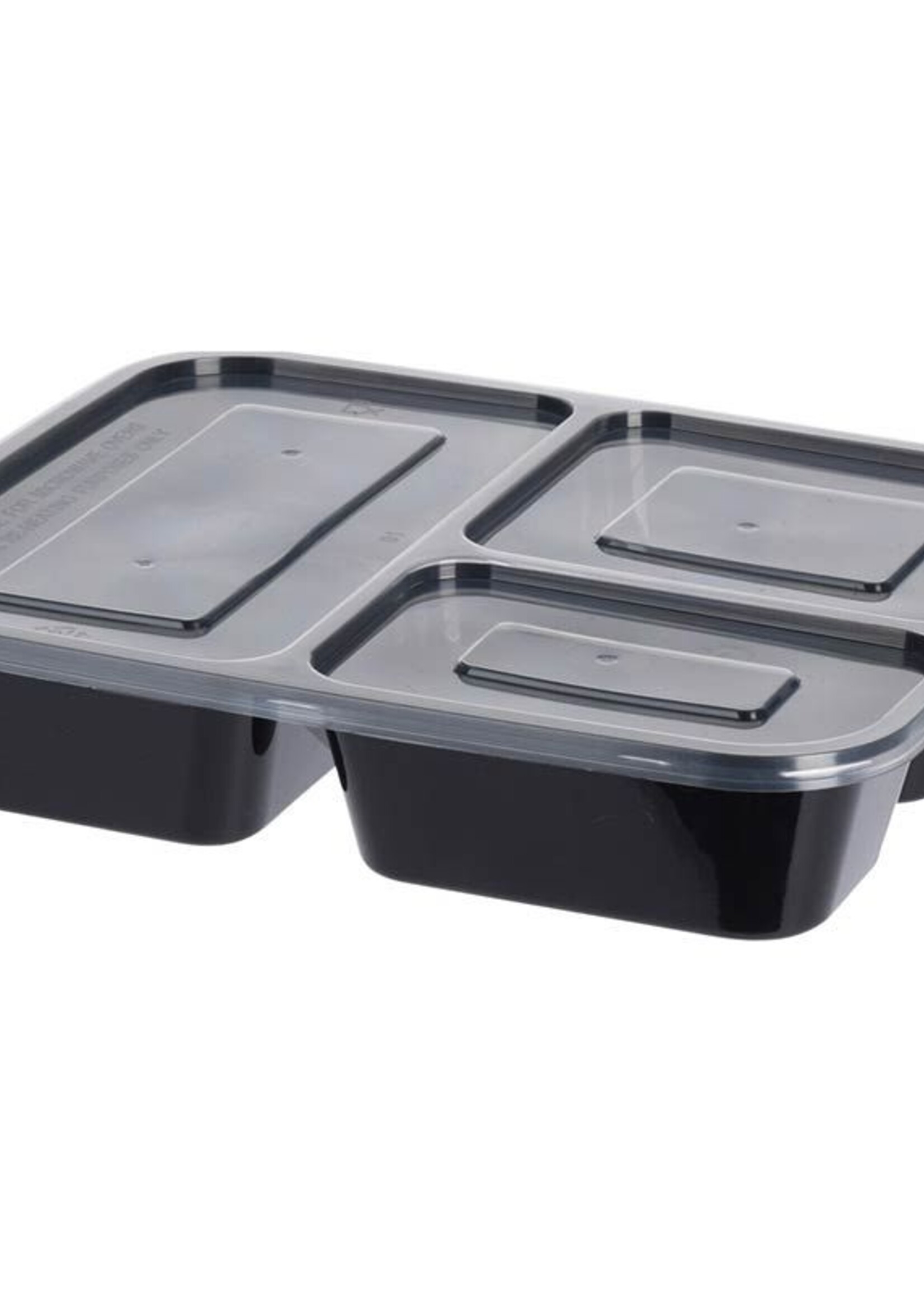 Ceruzo Meal Prep Bakjes 10 stuks - 3 compartimenten