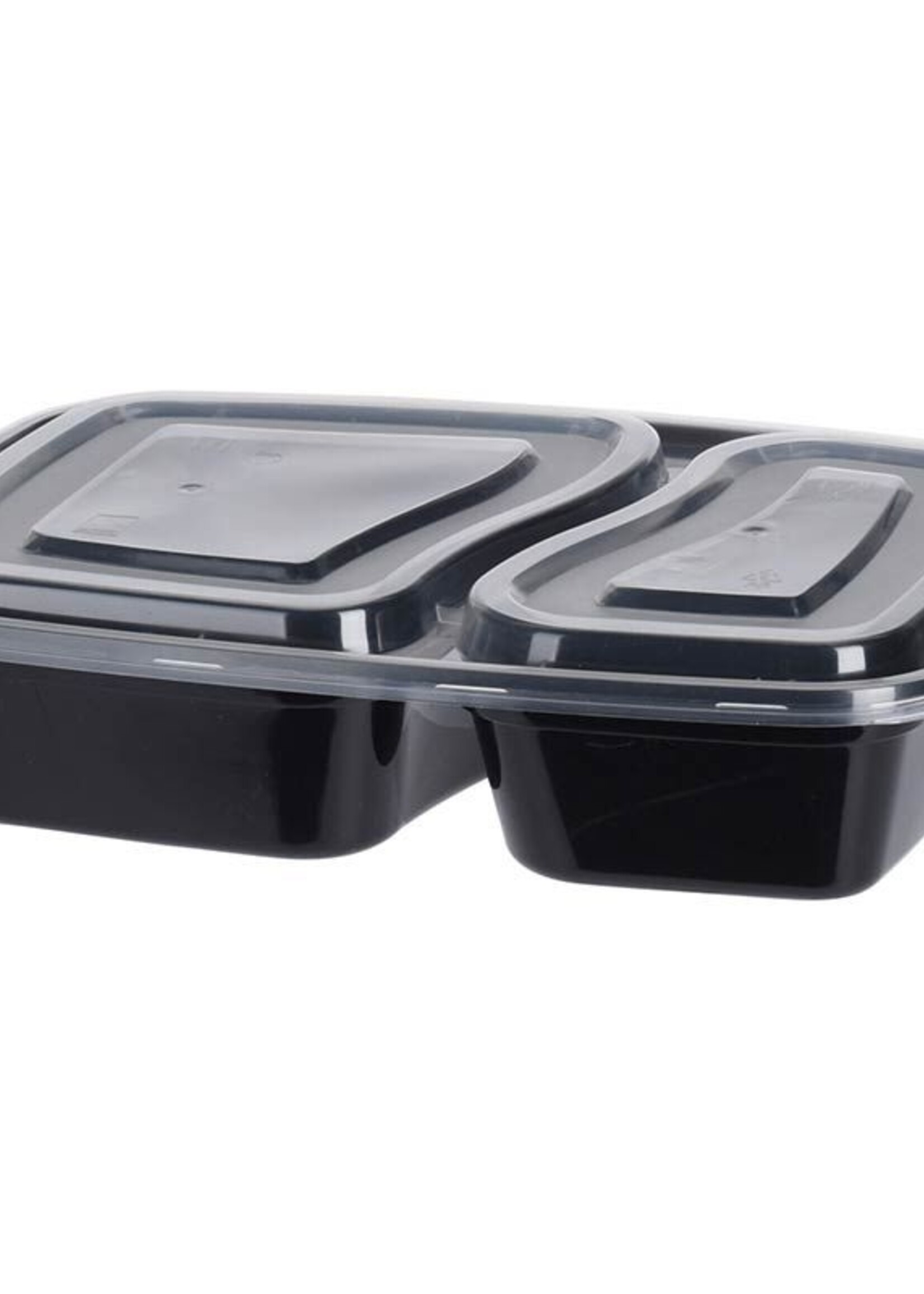 Ceruzo Meal Prep Bakjes 10 stuks - 2 compartimenten