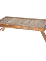 Houten Bedtafel - Inklapbare Poten