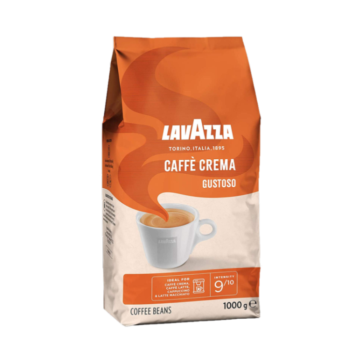 Lavazza Crema Gustoso bonen 1kg — Vol en krachtig met perfecte creme -  Koffiezone
