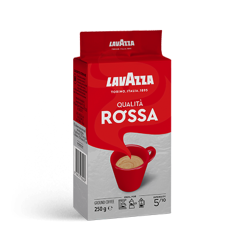 250gr Lavazza Qualita Rossa Ground Coffee