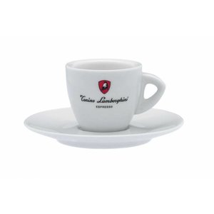 Tonino WHITE Espresso kop en schotel