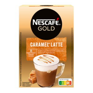 Nescafé koffie  Nescafé Gold caramel latte oploskoffie