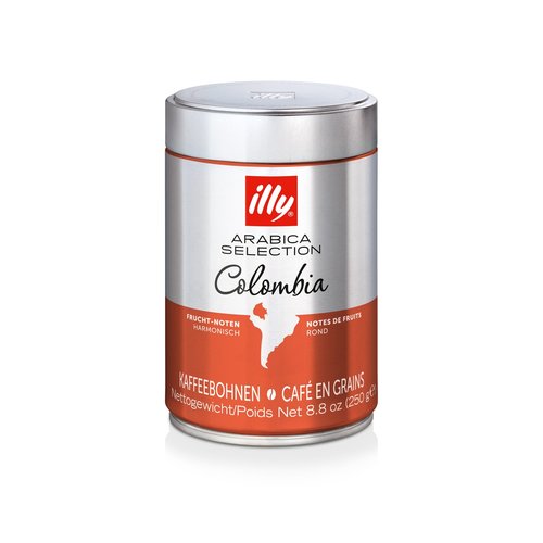 illy illy Colombia Arabica coffee beans- Tin 250 grams