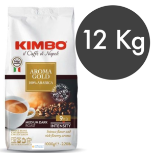 Kimbo Aroma Gold bonen 12kg  100% Arabica