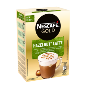 Nescafé koffie  Nescafé Gold Hazelnut Latte  sachets