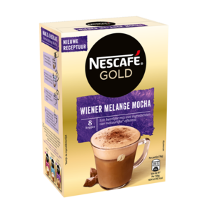 Nescafé koffie  Nescafe Gold Wiener Melange Mocha sachets