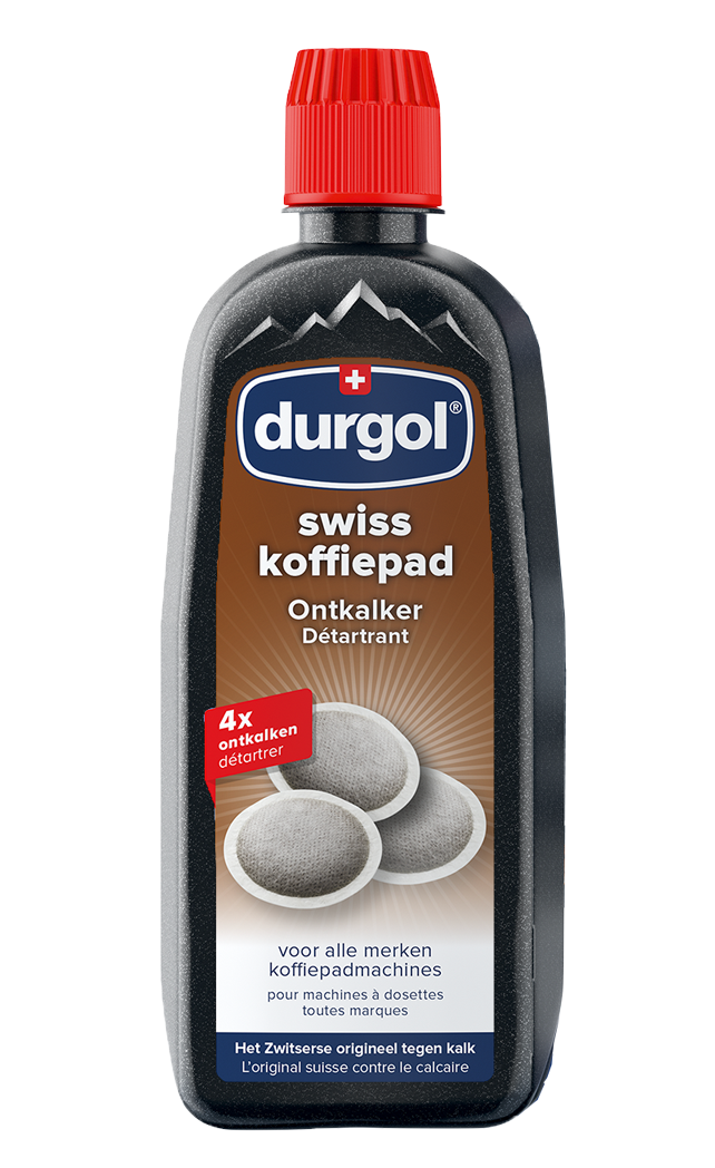 Durgol Swiss ontkalker koffiepad flacon -