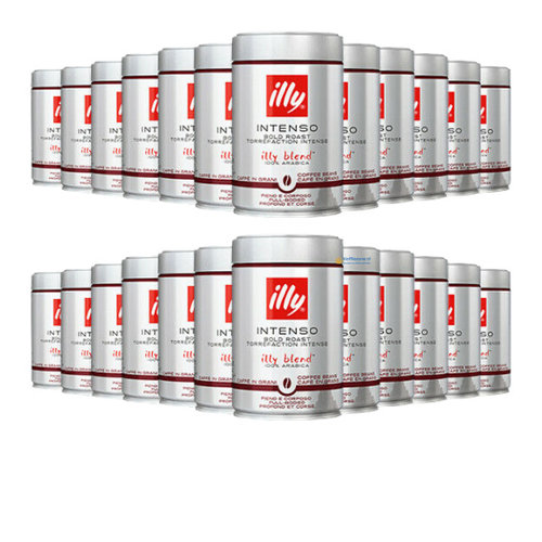 illy illy Intenso coffee beans Tin 250 grams