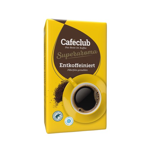 Cafeclub Caféclub Entkoffeiniert gemalen 500 gram