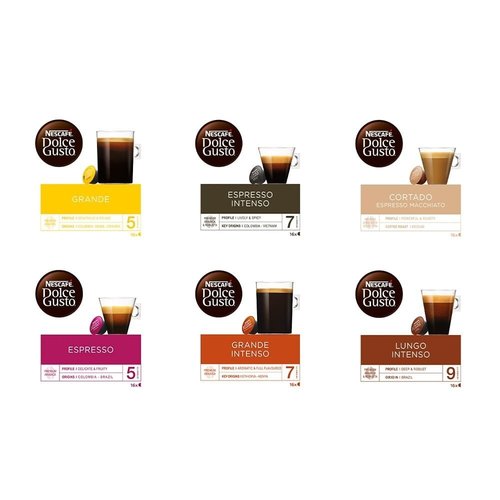 Dolce Gusto Dolce Gusto sample pack 6 x 16