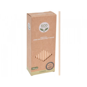Straws paper 100x 19 cm. Eco Friendly Straws paper 100x 19 cm. Eco Friendly