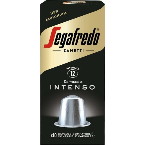 Segafredo Intenso Aluminium cups for Nespresso  10x