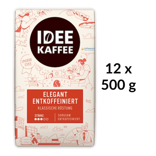 Idee Idee koffie Entcoffeiniert gemalen 500 gram