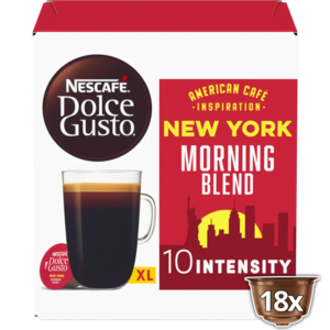 Nescafé koffie  Dolce Gusto New York Morning blend 18 capsules