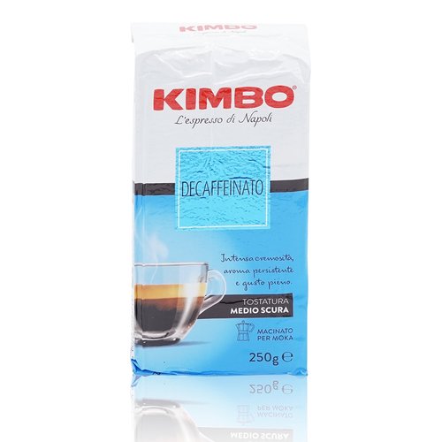 Kimbo Kimbo Cafeïnevrije gemalen koffie 250 g