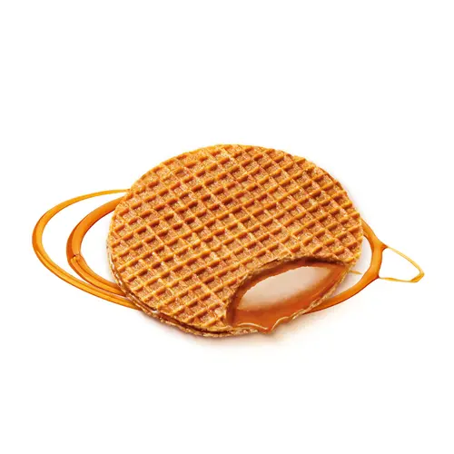 Caramel Stroopwafels in clip bag