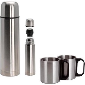 Redcliffs stainless steel Thermos 1.0 liter with 2 cups 32cm