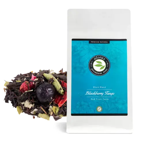 Alveus thee Blackberry Tango black tea blend, loose tea 100 g - Strawberry-Raspberry