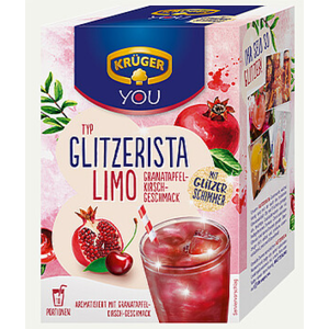 Kruger Kruger Glitzerista Limo Granaatappel-kers 200 g