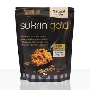 Sukrin Sukrin Sugar Gold 500g, alternative to brown cane sugar