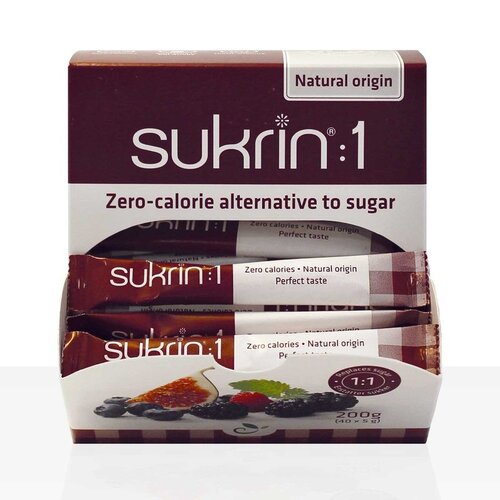 Sukrin Sukrin 1 suikersticks 40 x 5g doosje