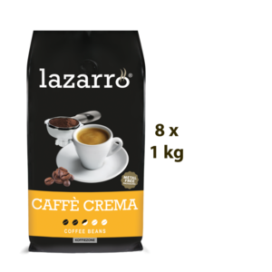 Lazarro Lazarro Caffè Crema bonen 8 x 1 kg