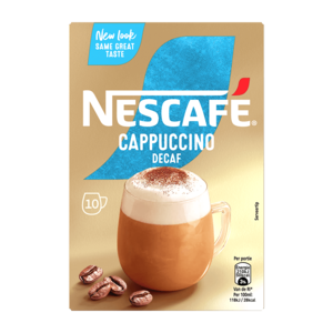 Nescafé koffie  Nescafé Gold Cappuccino Cafeïnevrij sachets