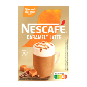 Nescafé koffie  Nescafé caramel latte oploskoffie