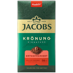 Jacobs Jacobs Krönung Decaffeinated ground 500 grams Jacobs Jacobs Krönung Decaffeinated ground 500 grams