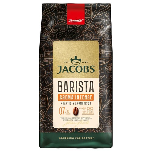 Jacobs koffie Jacobs Barista Crema intense beans 1 kg
