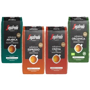 Segafredo Segafredo Selezione coffee beans sample pack 4 x 1kg Segafredo Segafredo Selezione coffee beans sample pack 4 x 1kg