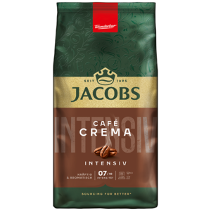 Jacobs Jacobs Cafe Crema Intensiv bonen 1kg Jacobs Jacobs Cafe Crema Intensiv bonen 1kg
