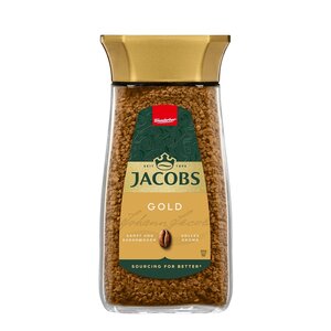 Jacobs Jacobs Gold oploskoffie 200 gram Jacobs Jacobs Gold oploskoffie 200 gram